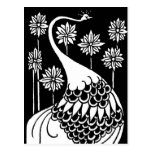 Beardsley Peacock Post Card