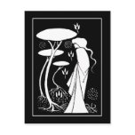 Beardsley Sorceress LeFay Post Card