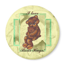 Bearhug Magnet by Customizables Bearhug Magnet
