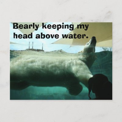 keeping my head above water
