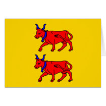 Bearn, France flag Cards