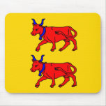 Bearn, France flag Mousepads