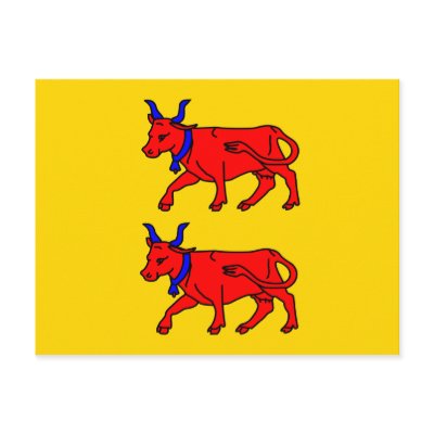 Bearn, France flag Post Cards by FlagLibrary