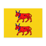 Bearn, France flag postcards
