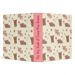 Bears Bees and Strawberries binders