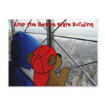 'Bear's Dizzying View' NY Postcard