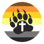 Bears for Christ Round Stickers