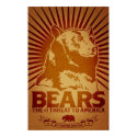 bears godless killing machines humor funny poster posters