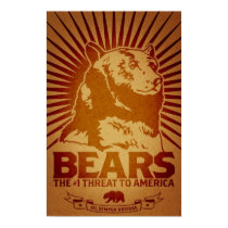 bears godless killing machines humor funny poster posters by strk3 bears godless killing machines humor funny poster posters