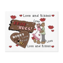 Bears Hugs Post Cards