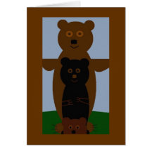 Bears Just Wanna Have Fun Greeting Cards