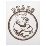 Bears Mascot Customized Letterhead