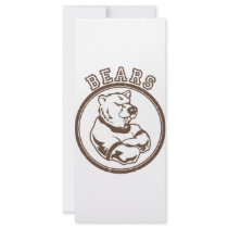 Bears Mascot rack cards by CustomSportsTshirts Bears Mascot rack cards