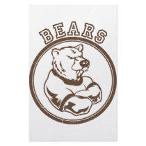 Bears Mascot stationery by CustomSportsTshirts Bears Mascot stationery