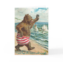 Bears Morning Swim cards by tnmpastperfect Bears Morning Swim cards