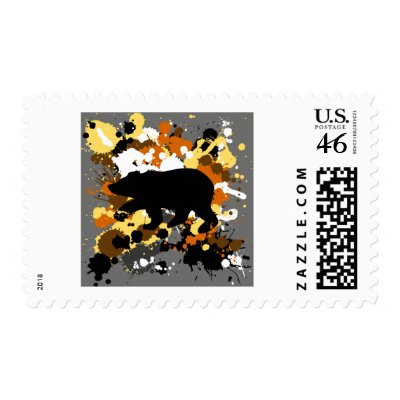Bears Postage Stamp by jonnydowntown