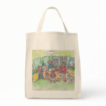 Bears Unpacking Groceries Bags