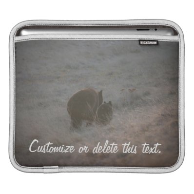 Bears Walking at Sunset; Customizable iPad Sleeves