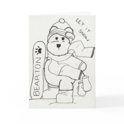 Bearton Bear Card by mjruns
