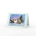 Beary Best Happy Holidays Greeting Card by donnabellas Beary Best Happy Holidays Greeting Card