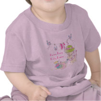 Beary Busy Personalized Baby T-Shirt