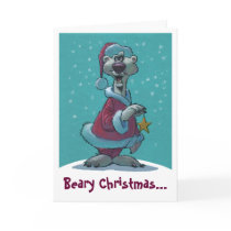 Beary Christmas Card cards