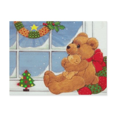 Beary Christmas Post Card by fstasu