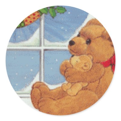 Beary Christmas Stickers by fstasu