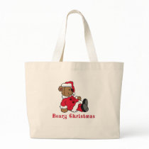Beary Christmas Tote bags