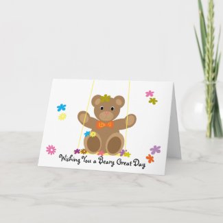 Beary Cute Card for a Beary Good Friend card