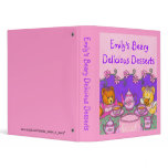 Beary Delicious Desserts~Recipe Book~Personalize! Binders
