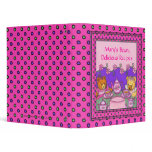 Beary Delicious Recipes ~ Cook Book~Bear Tea Party 3 Ring Binder