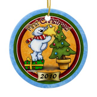 Beary First Christmas Ornament ornament