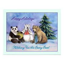 Beary Holidays Poster posters