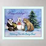 Beary Holidays Poster