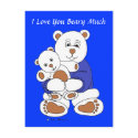 beary_hug_colored, I Love You Beary Much postcard