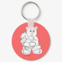 Beary Hug keychain