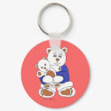 Beary Hug keychain