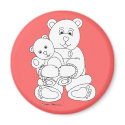 Beary Hug magnet