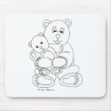 Beary Hug mousepad