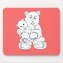 Beary Hug mousepad