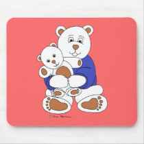 Beary Hug Mouse Pads