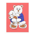 Beary Hug postcard