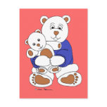 Beary Hug Post Card