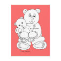 Beary Hug postcard