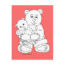 Beary Hug Postcard
