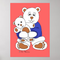 Beary Hug Poster