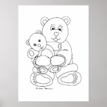 Beary Hug Print