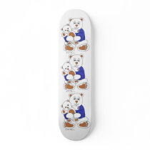Beary Hug Custom Skate Board