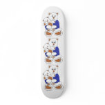 Beary Hug Custom Skate Board